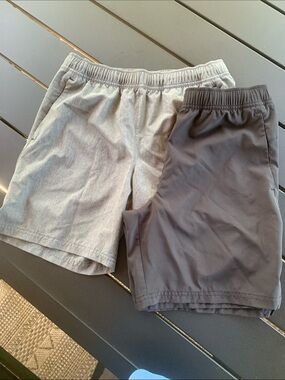 Old Navy Kids Two-Pack Short Set - Light Gray & Charcoal